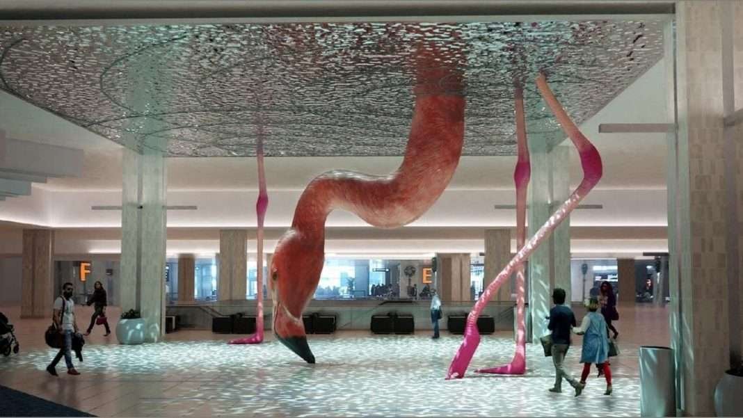 Pink Flamingo At Tampa International Airport | CAAOX