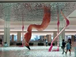 Pink Flamingo At Tampa International Airport