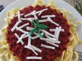 Ablao, California-Based Crafter Creates Incredible Crochet Pattern Pasta, Penne, Ravioli And Spaghetti