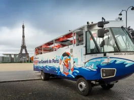 Unforgettable Guided Tour Around Paris By The First Amphibious Bus