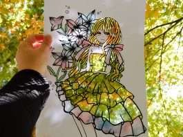 The Japanese Kirie Artist Fills In The Drawings By Changing The Nature