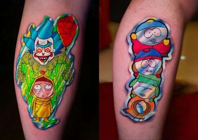 Tattoo Artist Clayton Dias Inks Body Art Like A Holographic Sticker