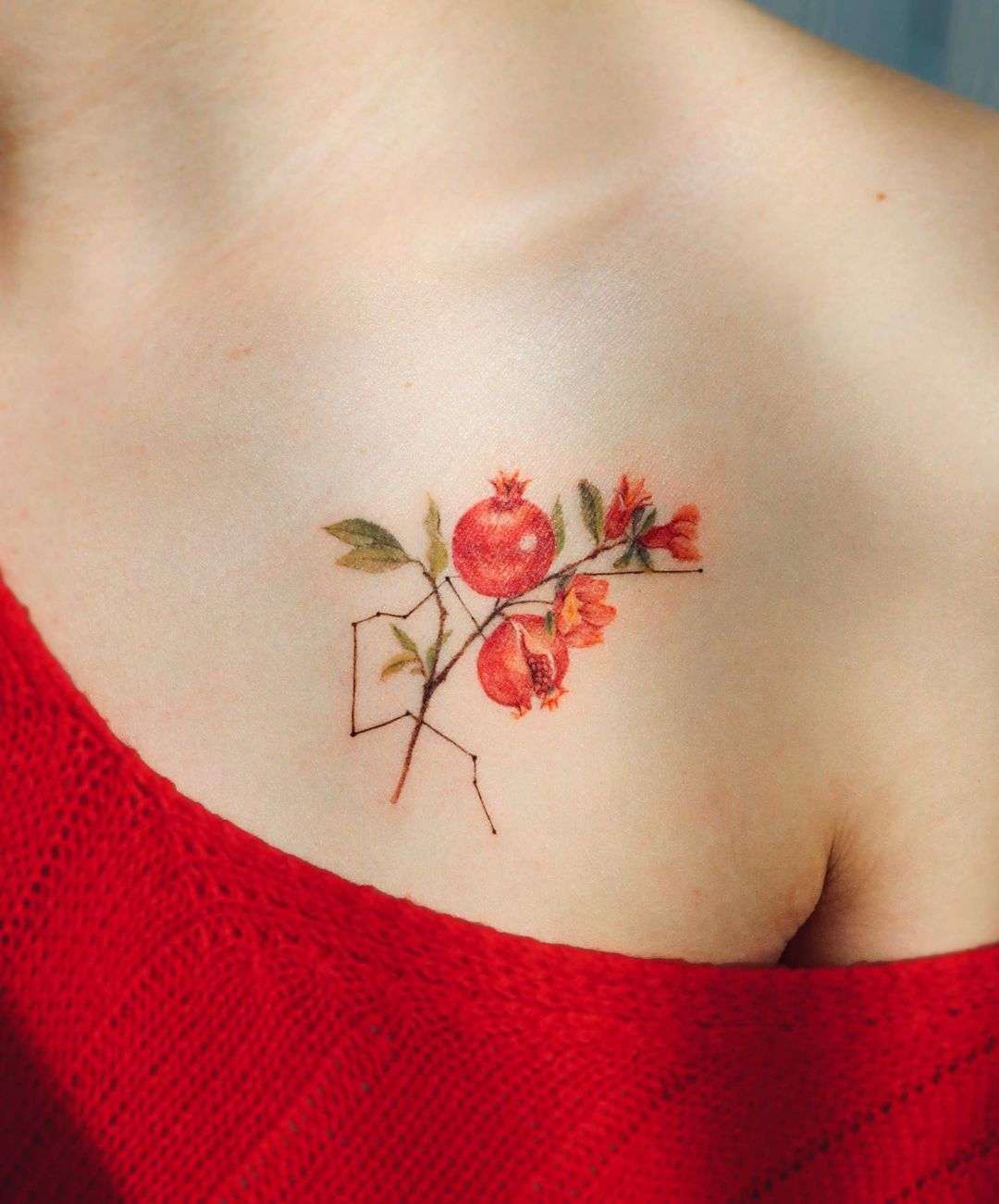 Korean Artist Creates Ethereal Watercolor Tattoos Look Like Tiny Paintings