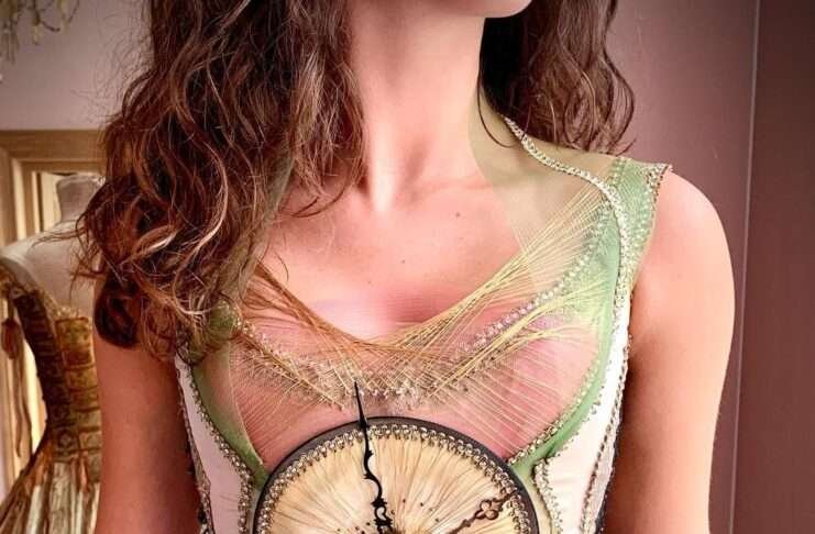 French Designer Creates Delicate Dresses That Are Embellished With Exquisite Designs