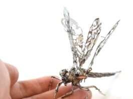 Clock And Glass Repairman Creates Incredible Animal Sculptures From Spare Parts