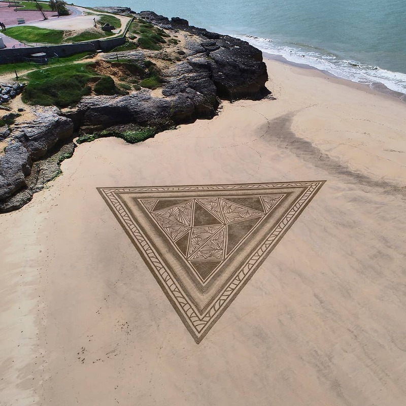 Grand seaside artwork
