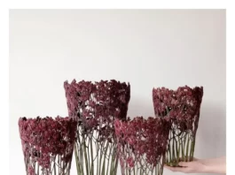 UK-Based Artist Forms Magical Vase Sculptures From Dried Plants