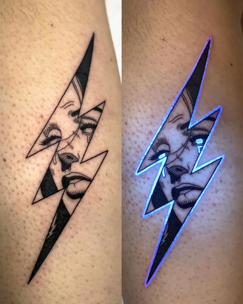 Glow-in-the-dark tattoos