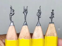 Pencils into Miniature Arts by Daya