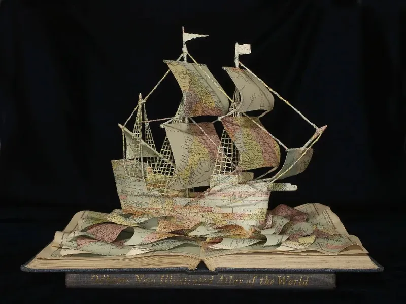 Incredible Book Sculptures by Emma Taylor