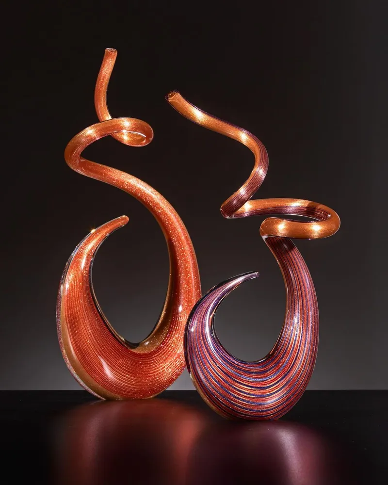 Glassblowing sculptures by Great Venetian Glass Artist