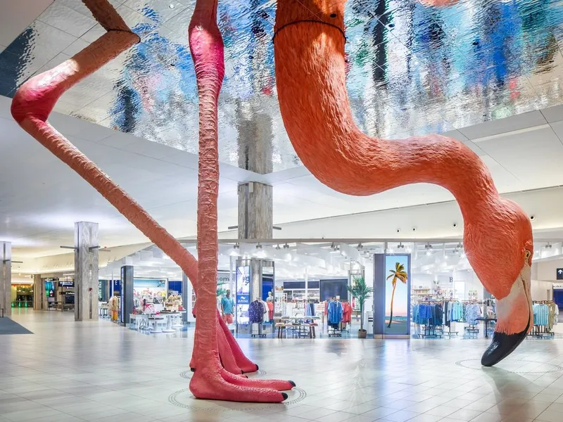 A Giant Flamingo Has Made Its Home at Tampa International Airport