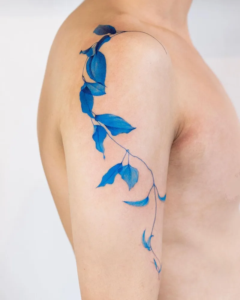Blue Tattoo Ink Ideas