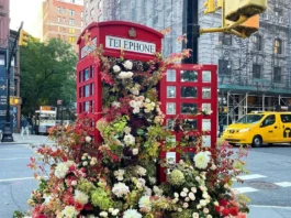Colourful Flower Installations Transform Beautiful New York City into a Graden