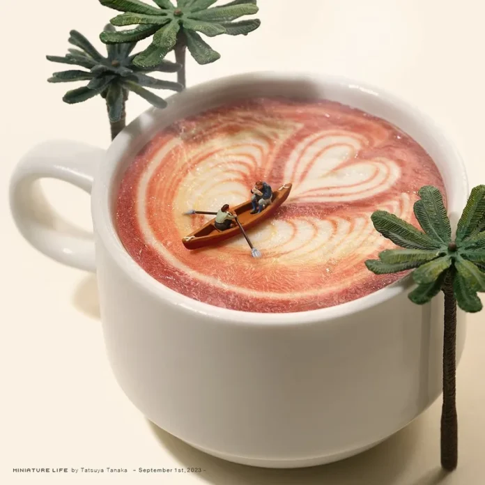 A Micro Artist Creates Enchanting Miniature Scenes with Household Objects
