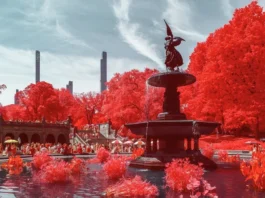 Mesmerizing Infrared Photos of NYC Mesmerizing Infrared Photos of NYC By French photographer Pierre-Louis Ferrer