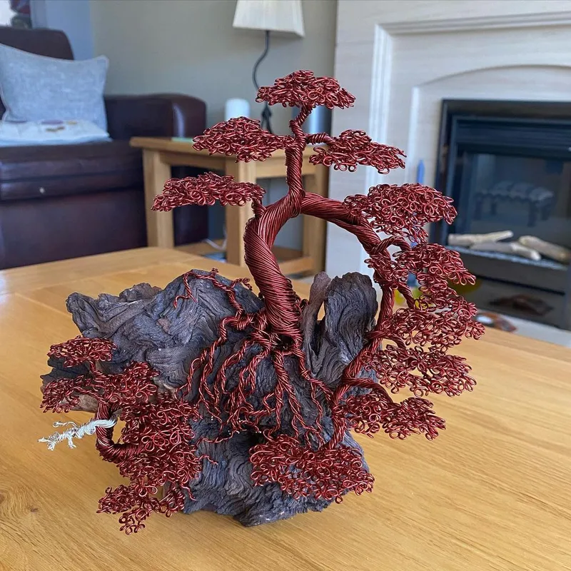 Unique Metal Bonsai Craft