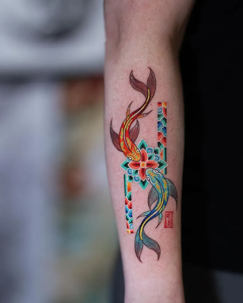 Colorful Tattoo Expressions