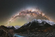 A Photographer Captures a Mesmerising Milky Way Photo Mesmerising Milky Way Photo in New Zealand