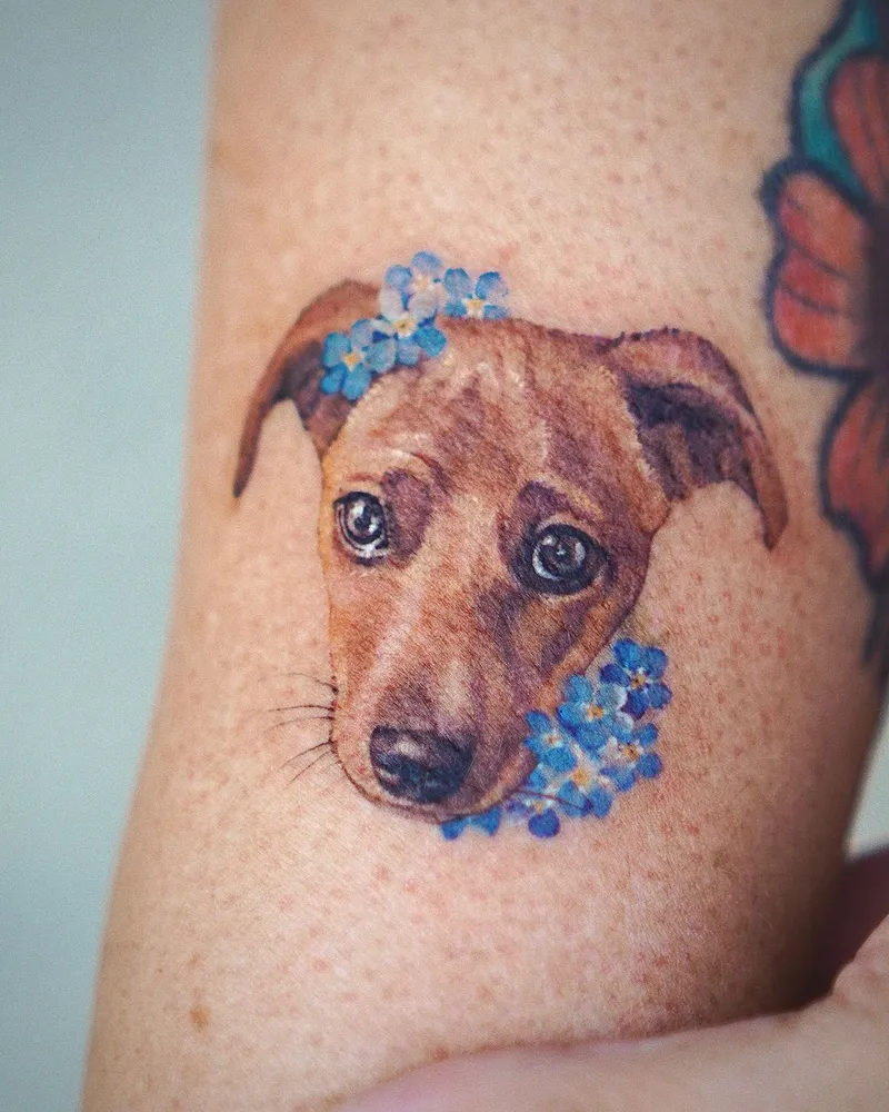 Pet Portrait Tattoos