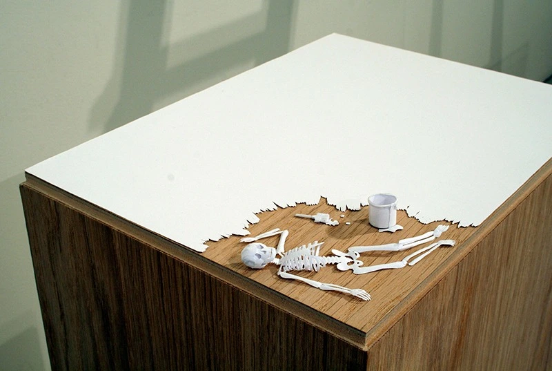 Sculptural paper creations
