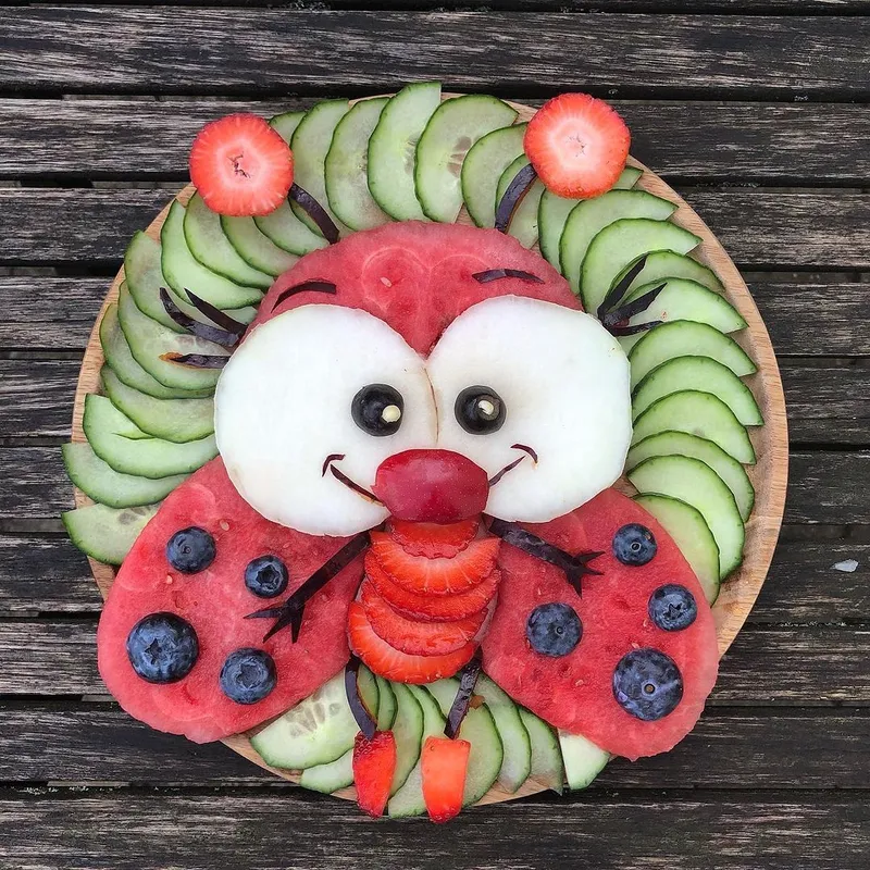 Transforming fruits into adorable characters