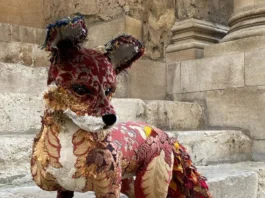 A Portsmouth-based Artist Creates Adorable Animal Sculptures Using Waste Fabric