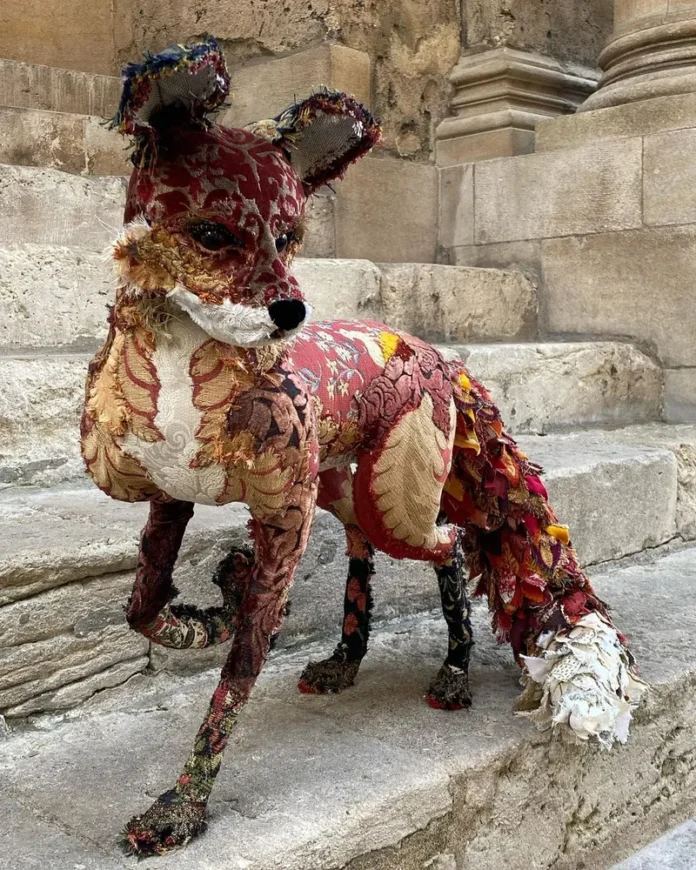 A Portsmouth-based Artist Creates Adorable Animal Sculptures Using Waste Fabric